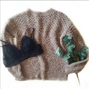 🎉HP🎉 Chunky oatmeal knit sweater